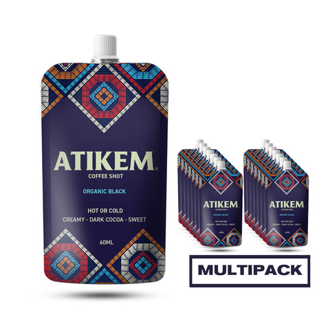 Image of Coffee Shot - Pure Organic Black Cold Brew (60ml Pouches)