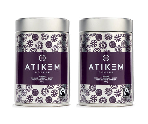 Image of ATIKEM Coffee (Ground) 250g Tin (2x Pack)
